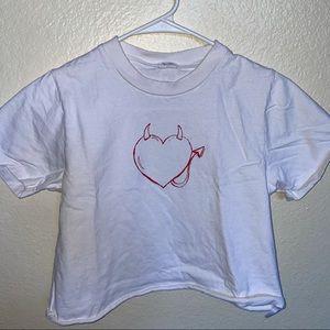 Devil heart tee
